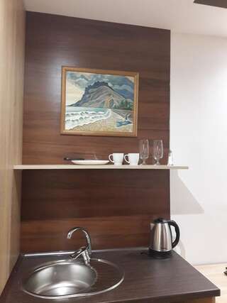 Отель Mini Hotel on Demiivska Киев Двухместный номер с 1 кроватью и гидромассажной ванной-3